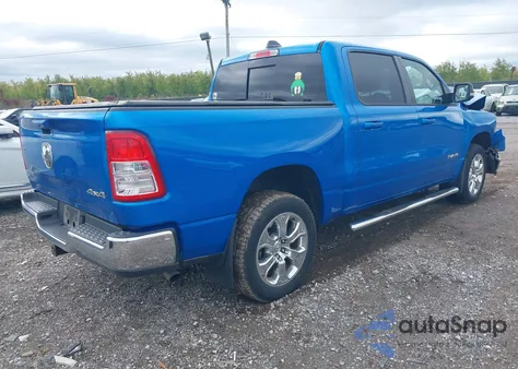 2021 Ram 1500 Big Horn 4X4 5'7 Box из США, поврежденный, VIN 1C6RRFFG0MN511728